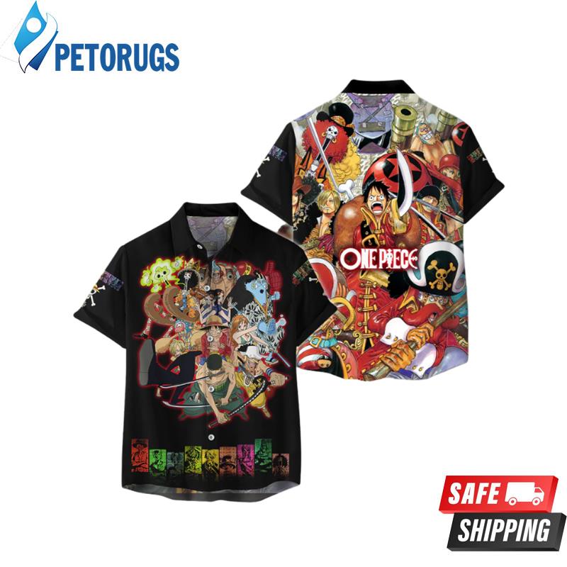 One Piece Straw Hat Pirates Anime Manga 3D Hawaiian Shirt