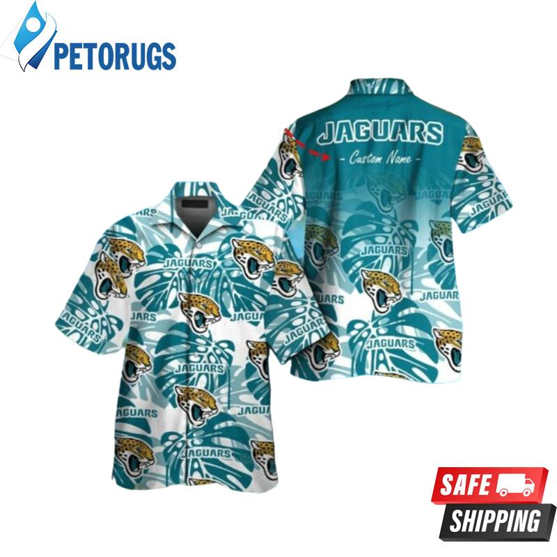 Personalized Jacksonville Jaguars Tropical Plants Custom Hawaiian Shirt