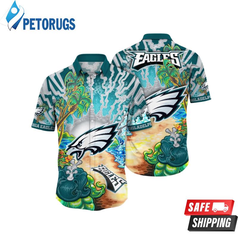 Philadelphia Eagles NFL Sea Shorestime Aloha Hawaiian Shirt