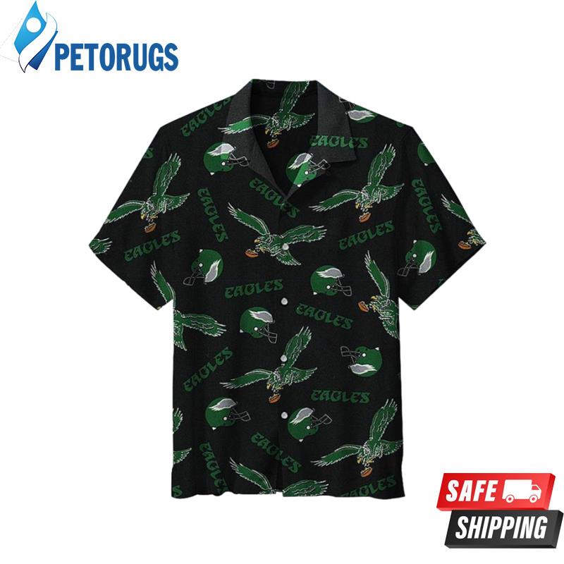 Philadelphia Eagles Retro Logo Hawaiian Shirt