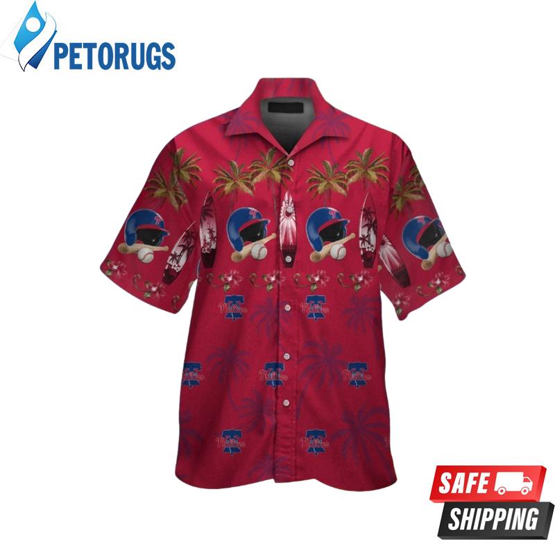 Philadelphia Phillies MLB  Short Sleeve Hawaiian Shirt