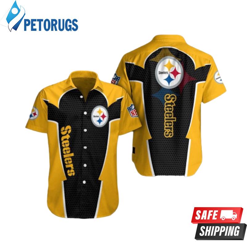 Pittsburgh Steelers NFL Button Hawaiian Shirt