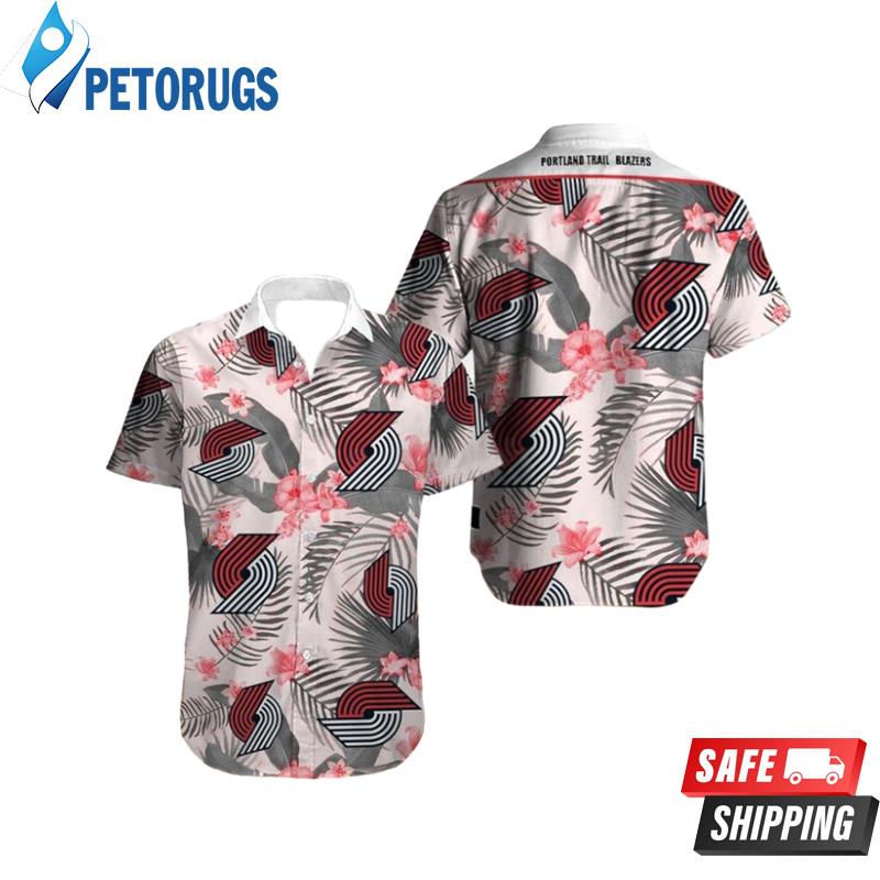 Portland Trail Blazers Flower Graphic Hawaiian Shirt