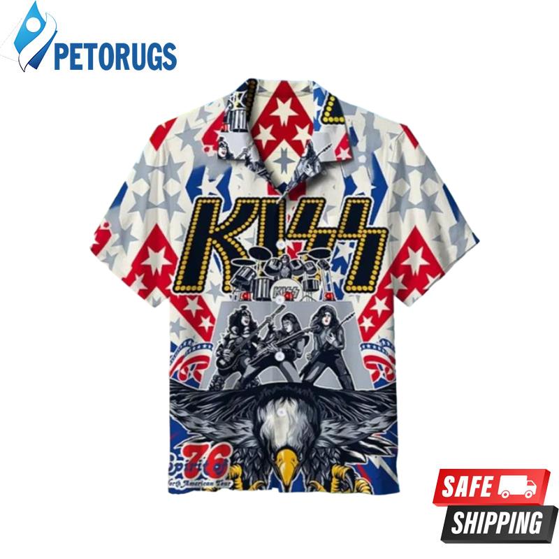 Rock Kiss Band Collectible Hawaiian Shirt