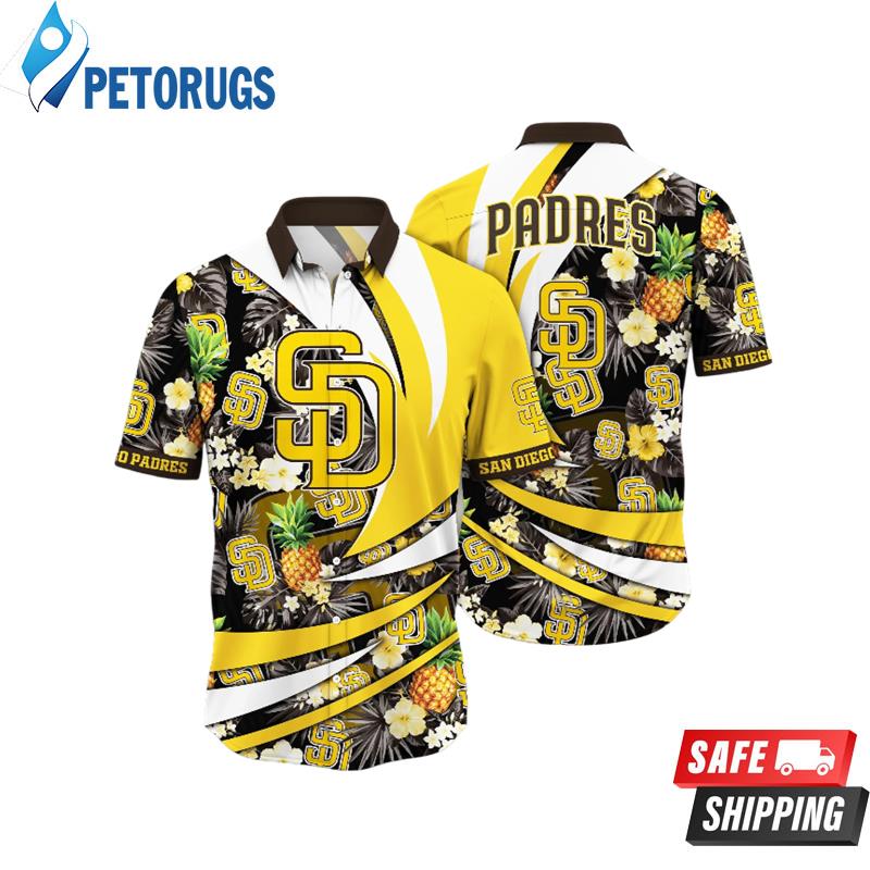 San Diego Padres MLB Straw Hats Aloha Hawaiian Shirt