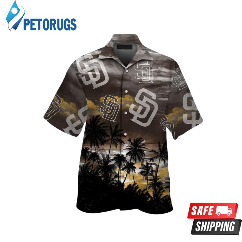 San Diego Padres MLB Summer Beach Short Sleeve Button Up Hawaiian Shirt