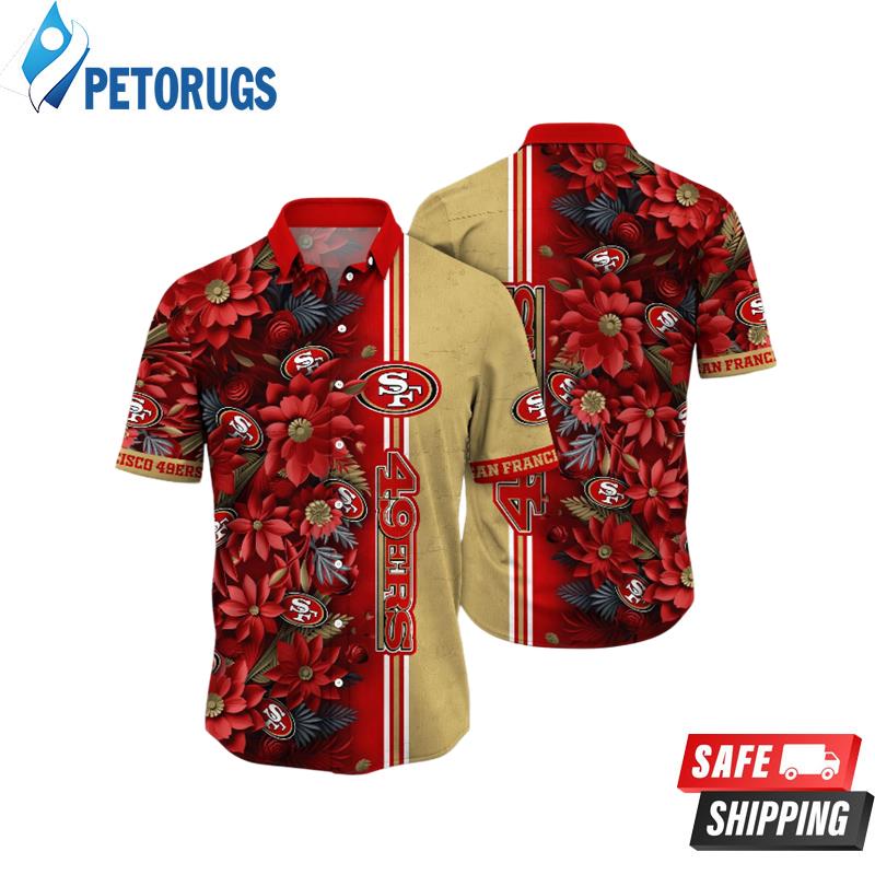 San Francisco 49Ers NFL Flower Custom Mospuito Bites Aloha Hawaiian Shirt