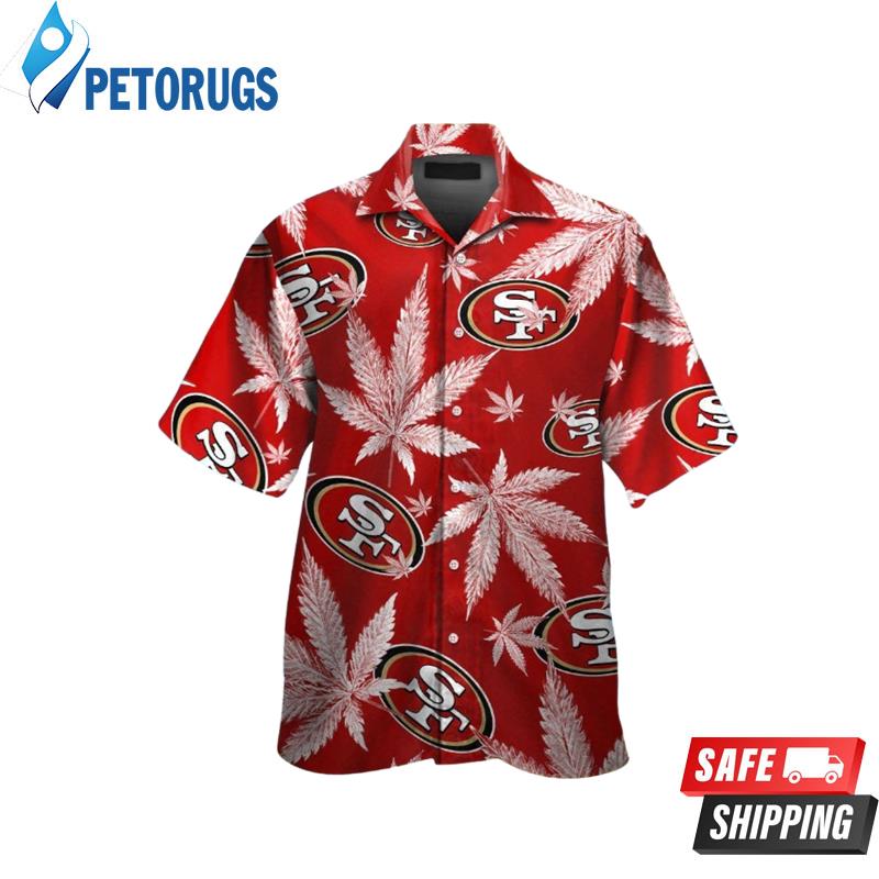 San Francisco 49ers Canabis Summer Short Sleeve Hawaiian Shirt