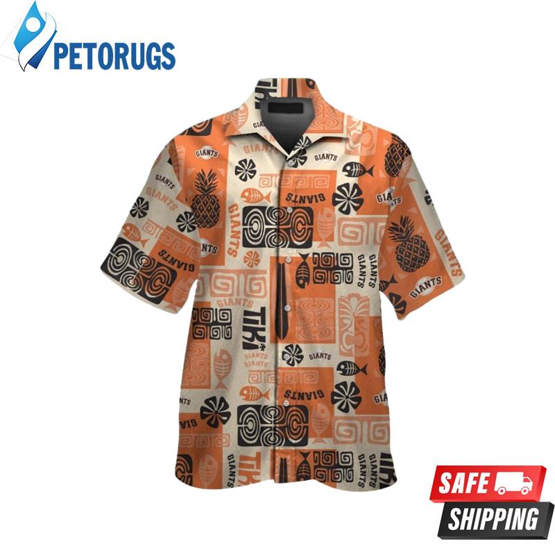 San Francisco Giants MLB Short Sleeve Button Up Hawaiian Shirt