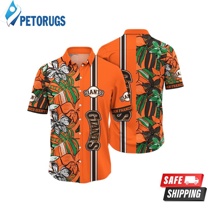 San Francisco Giants MLB Tan Lines Exhibition Match Hawaiian Shirt