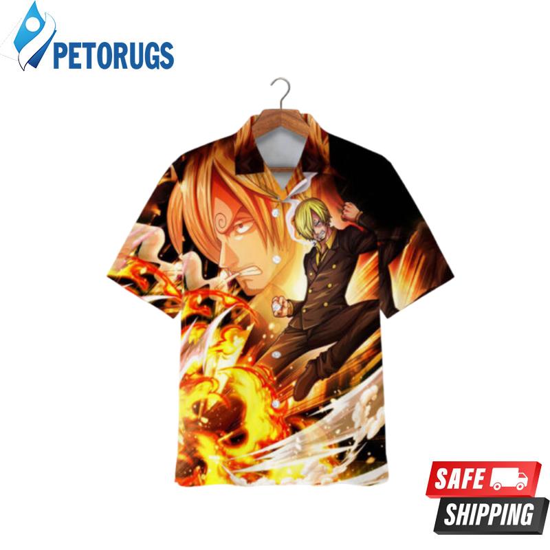 Sanji Symbol Hawaiian Shirt