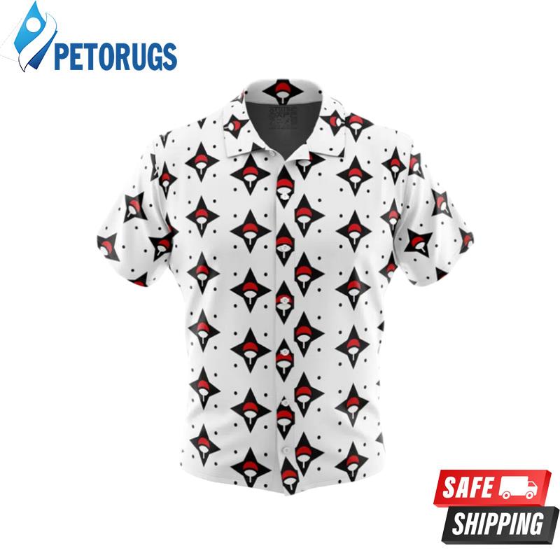 Sasuke Uchiha Naruto Button Up Hawaiian Shirt