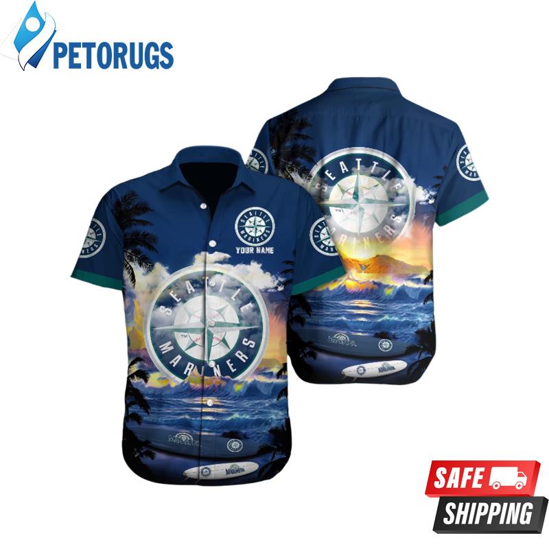 Seattle Mariners Customizable Hawaiian Shirt