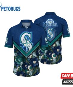 Seattle Mariners MLB Custom Evening Strolls Aloha Hawaiian Shirt