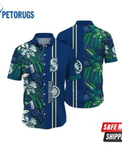 Seattle Mariners MLB Ice Cold Drinks Aloha Hawaiian Shirt