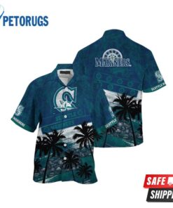 Seattle Mariners MLB Palm Tree Pattern Hawaiian Shirt