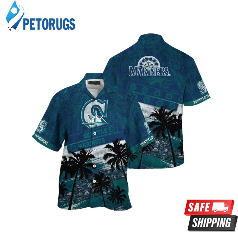 Seattle Mariners MLB Palm Tree Pattern Hawaiian Shirt