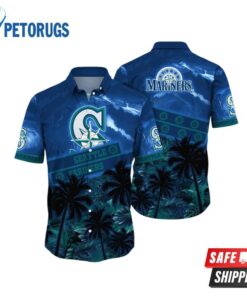 Seattle Mariners MLB Seashore Aloha Hawaiian Shirt