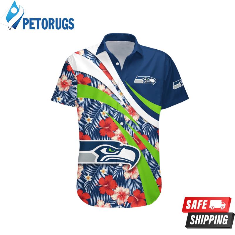 Seattle Seahawks Hibiscus Sport Style Hawaiian Shirt