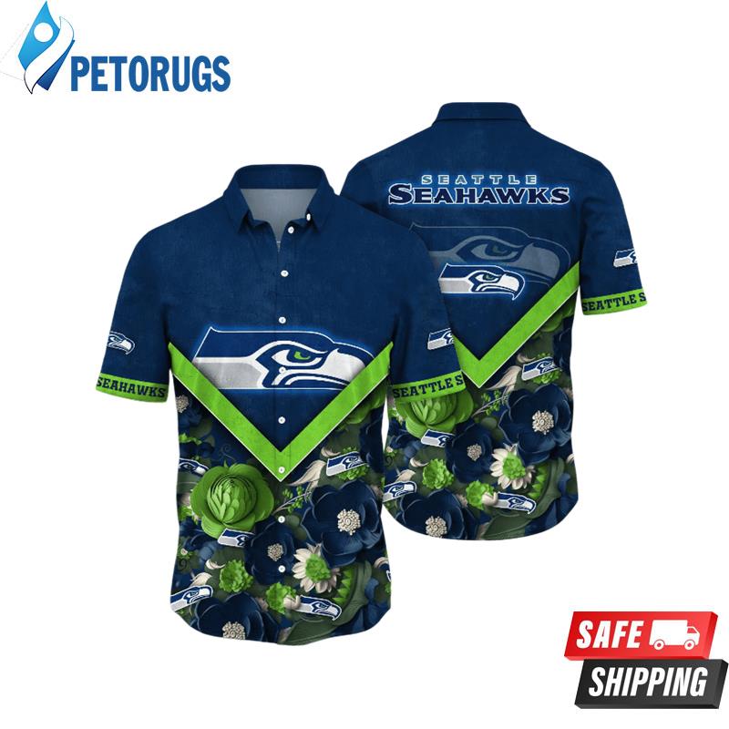 Seattle Seahawks NFL Custom Sunsets Aloha Hawaiian Shirt