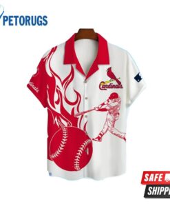 St Louis Cardinals Major League Baseball Hawaiian Shirt