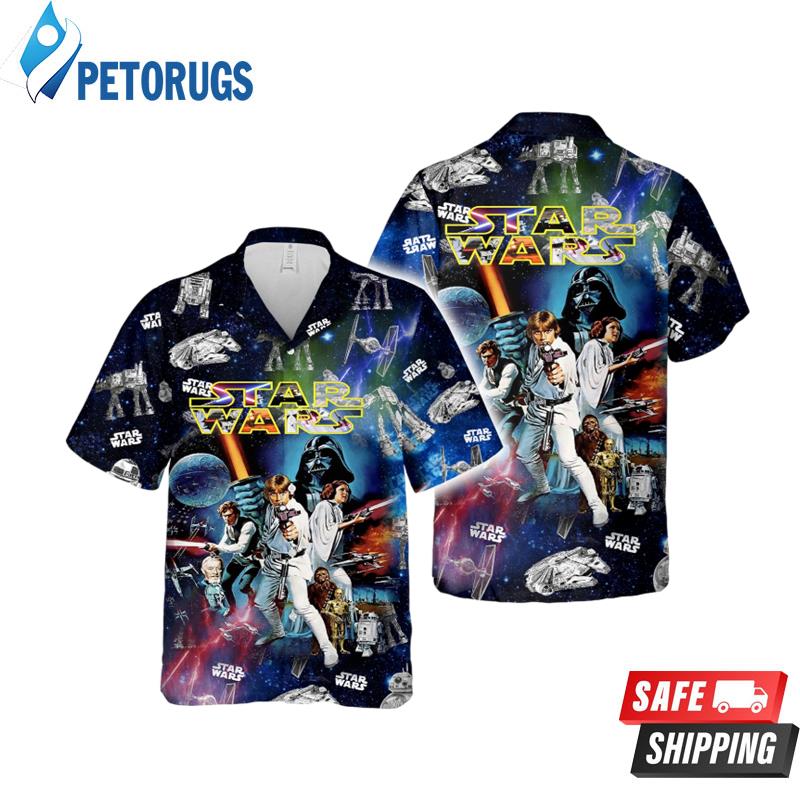 Star War Super Soft Rayon Darth Vader Hawaiian Shirt