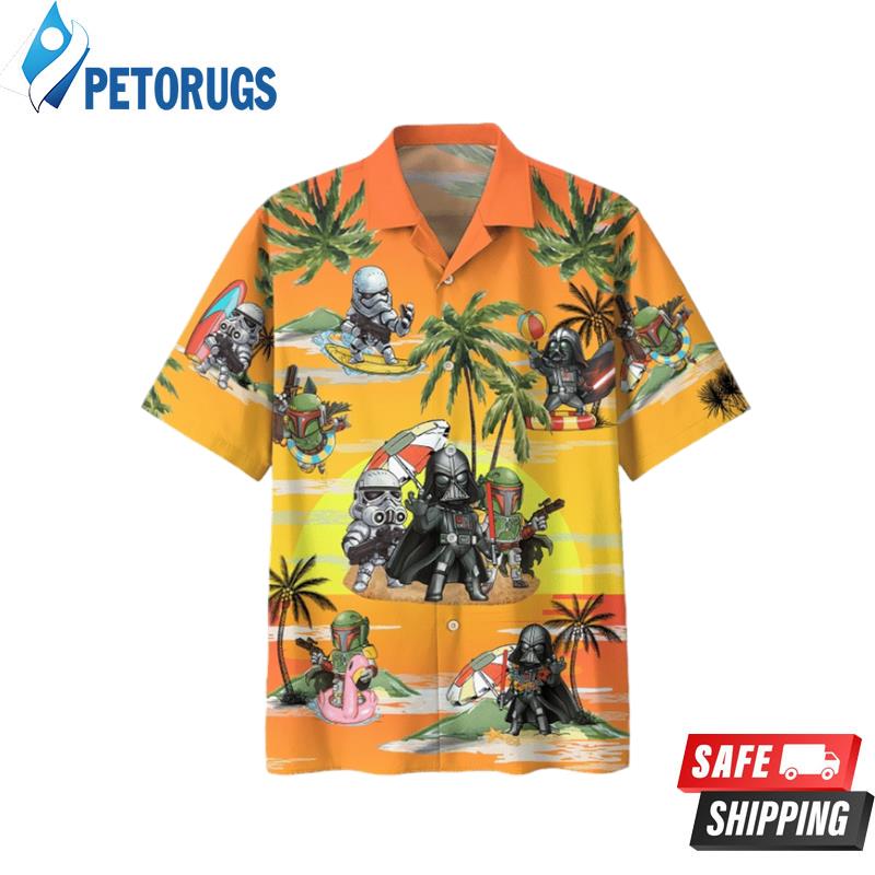 Star Wars Darth Vader Boba Fett Hawaiian Shirt