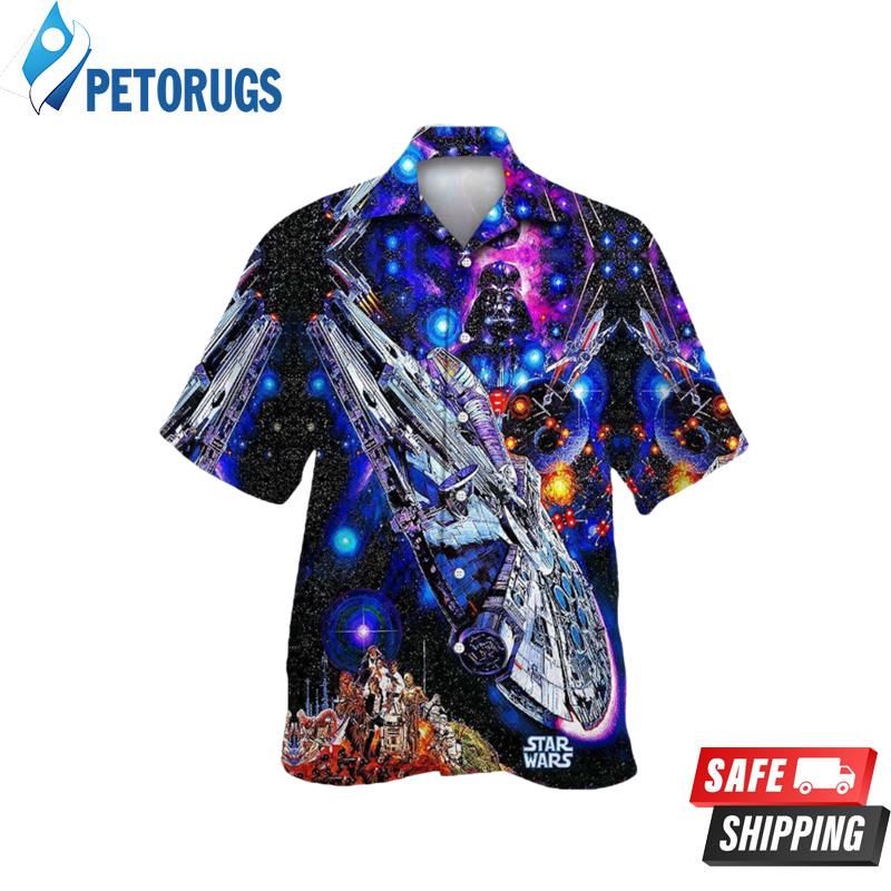 Star Wars Darth Vader Millennium Falcon Hawaiian Shirt