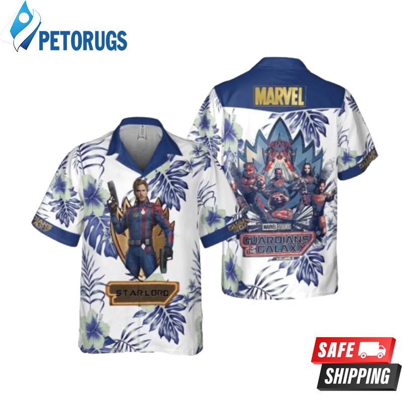 Star lord Guardians Of The Galaxy Hawaiian Shirt