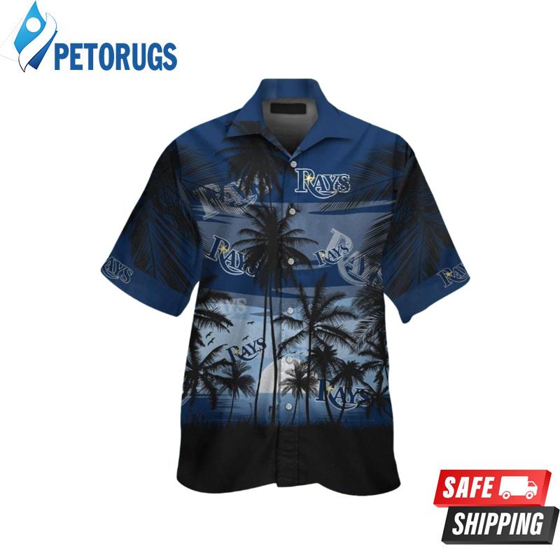 Tampa Bay Rays MLB Coconut Short Sleeve Button Up Tropical Hawaiian Shirt