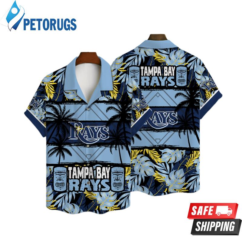 Tampa Bay Rays Palm Trees All Over Print Hawaiian Shirt