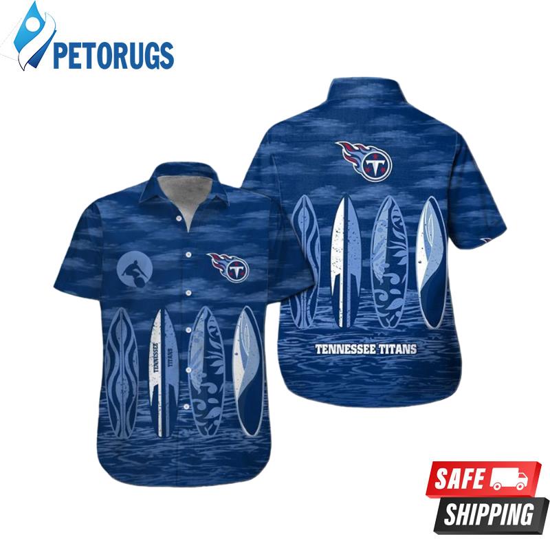 Tennessee Titans Button Up Tropical Hawaiian Shirt