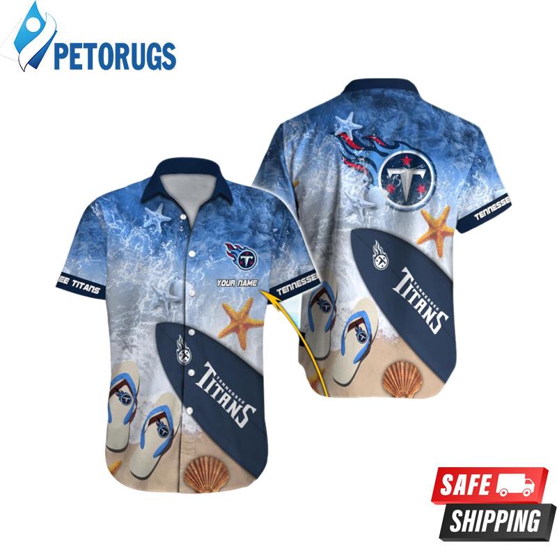 Tennessee Titans Custom Name Hawaiian Shirt