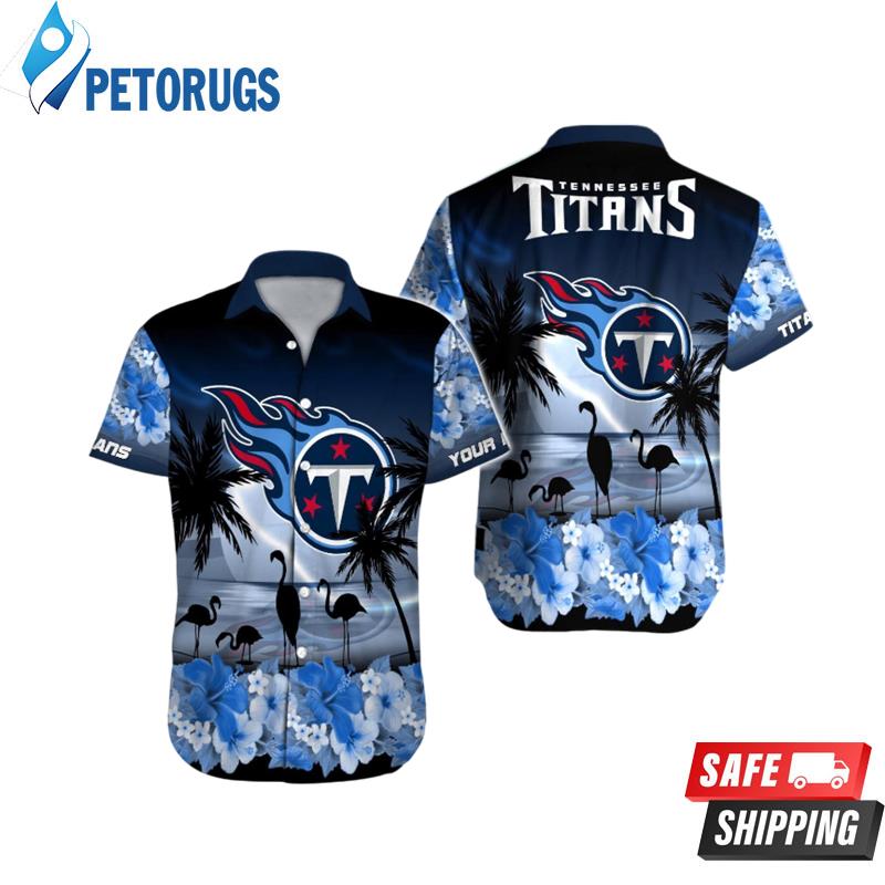Tennessee Titans Legacy Blooms in Hawaiian Custom Hawaiian Shirt