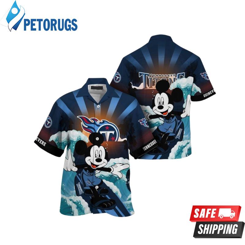 Tennessee Titans NFL Michkey Mouse Summer Customized Hawaiian Shirt