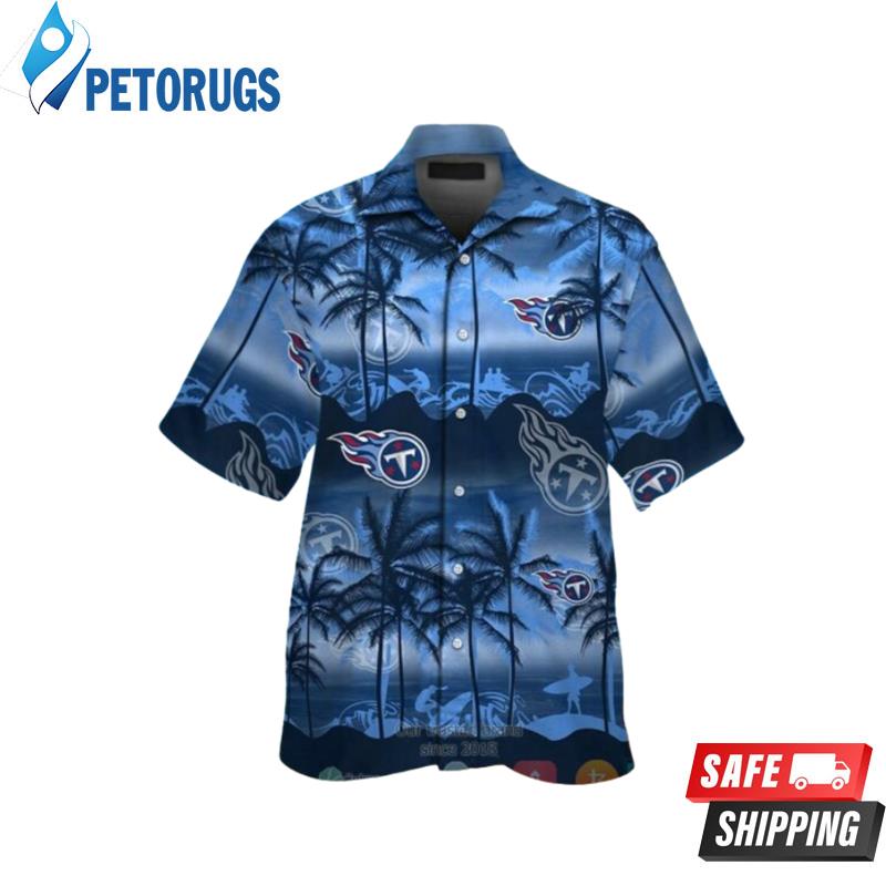 Tennessee Titans Palm Tree Hawaiian Shirt