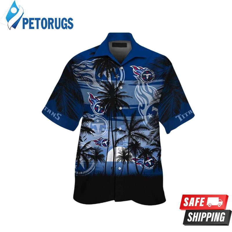 Tennessee Titans Short Sleeve Button Up Hawaiian Shirt