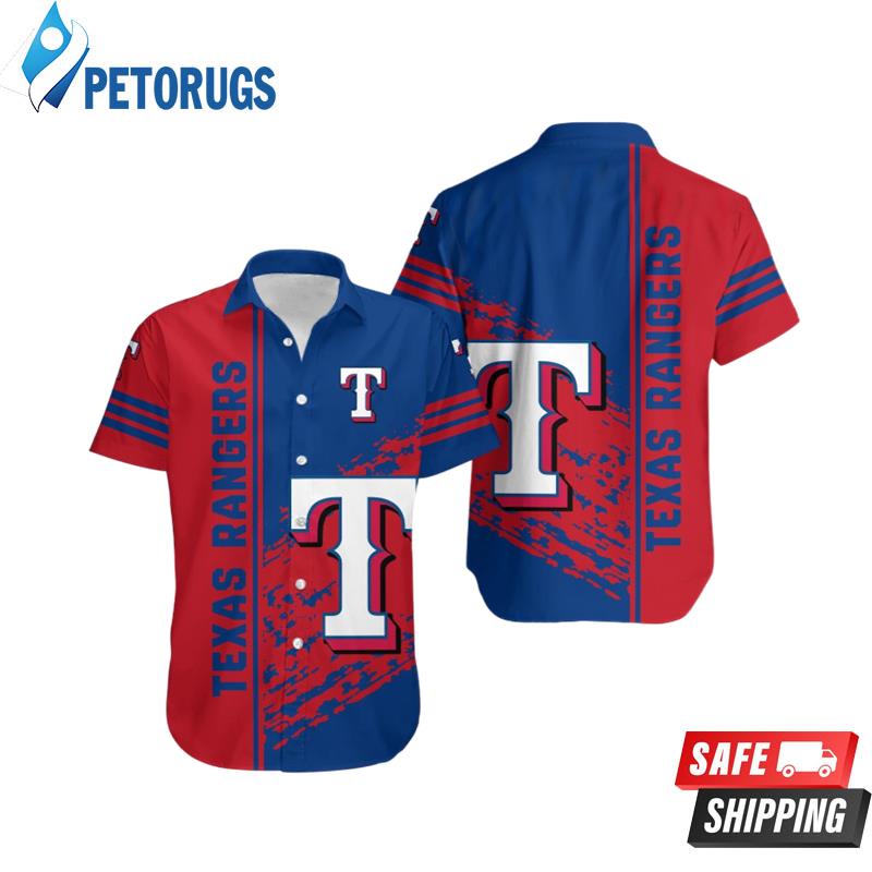 Texas Rangers Quarter Style MLB Hawaiian Shirt