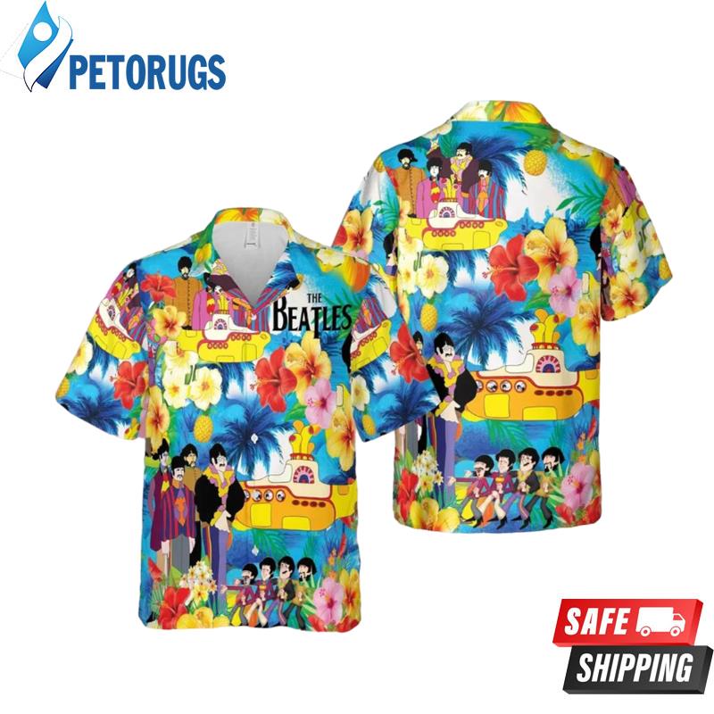 The Beatles Yellow Submarine Hawaiian Shirt