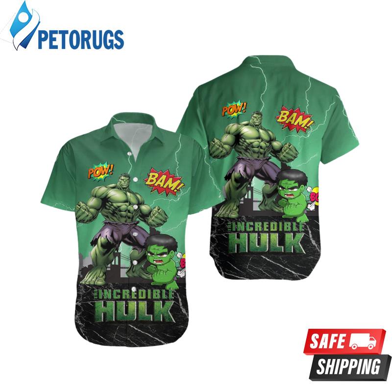 The Incredible Hulk Avenger Superhero Hawaiian Shirt