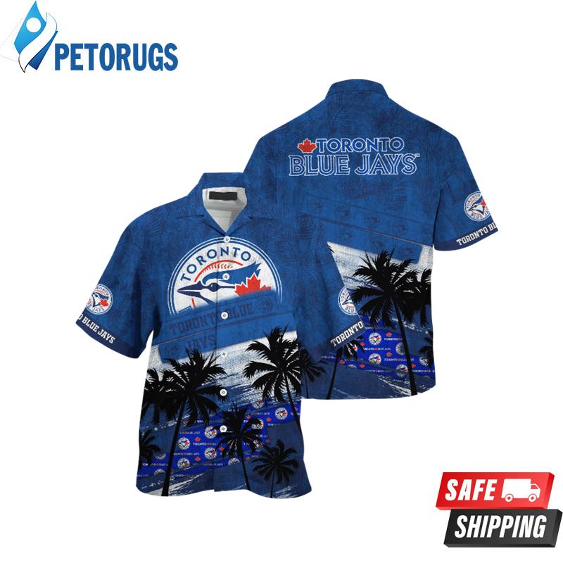 Toronto Blue Jays MLB Palm Tree Pattern Hawaiian Shirt