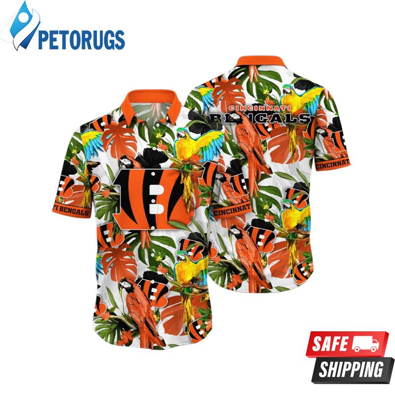 Trending NFL Cincinnati Bengals parrot Hawaiian Shirt