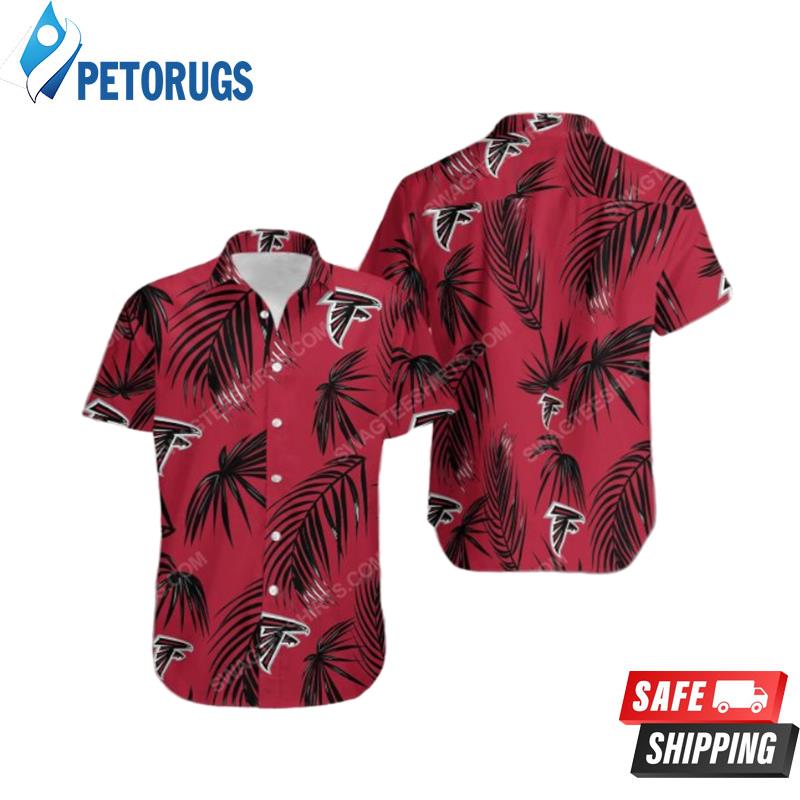 Tropical Atlanta Falcons Short Sleeve Hawaiian Shirt