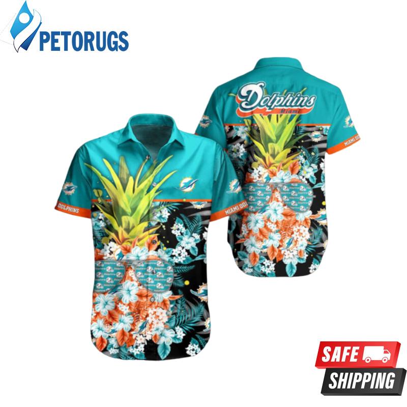 Tropical Pineapple Miami Dolphins Hawaiian Shirt