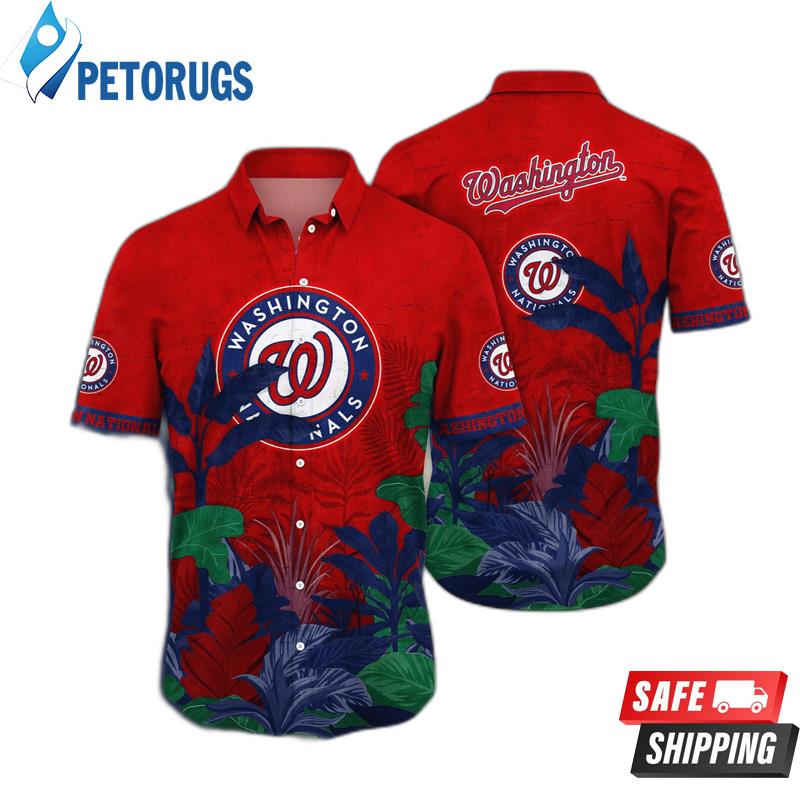 Washington Nationals Garden Parties Aloha Hawaiian Shirt