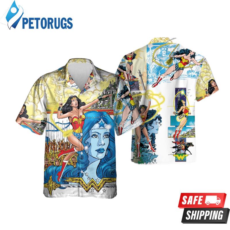 Wonder Woman By Perez Hawaiian Shirt