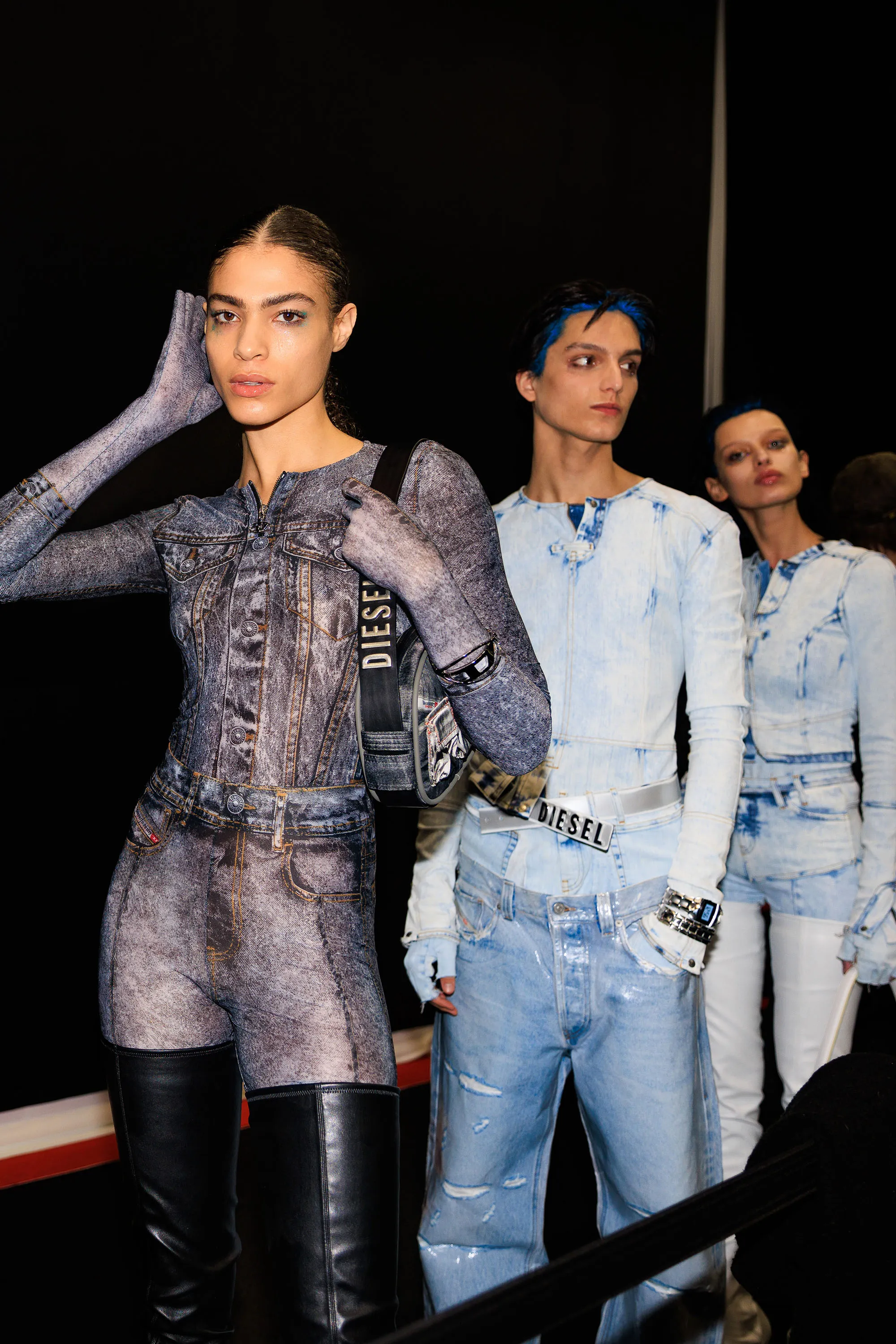 Diesel makes a bold move, livestreaming the show-making process on social media.
