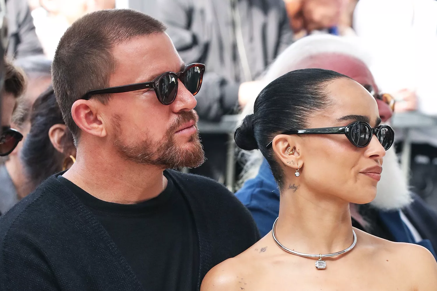 Channing Tatum Joins Fiancée Zoë Kravitz at Her Father Lenny's Walk of Fame Ceremony