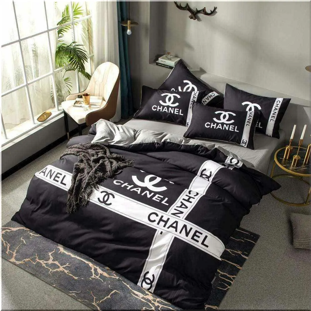 Top 5 Reasons You Should Own Chanel Logo Black Bedding Set For A Luxurious Bedroom